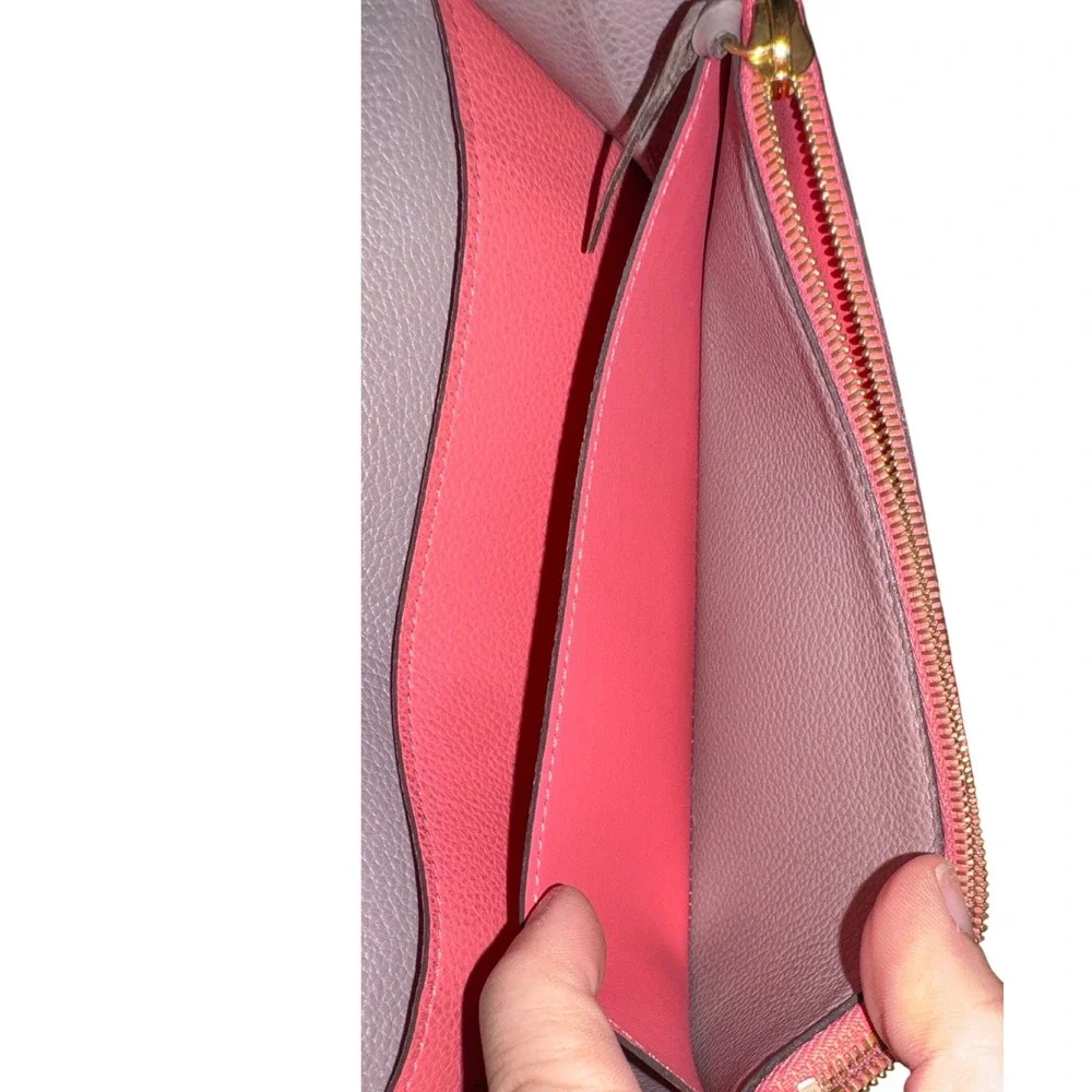 Louis Vuitton Emilie Wallet Monogram Empreinte Leather Pink M62370 CA1196